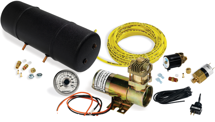 Air Horn Installation Kit - Hadley Horns H00850ec Air Horn Compressor (784x445), Png Download