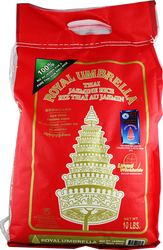 Royal Umbrella Rice Thailand (570x873), Png Download
