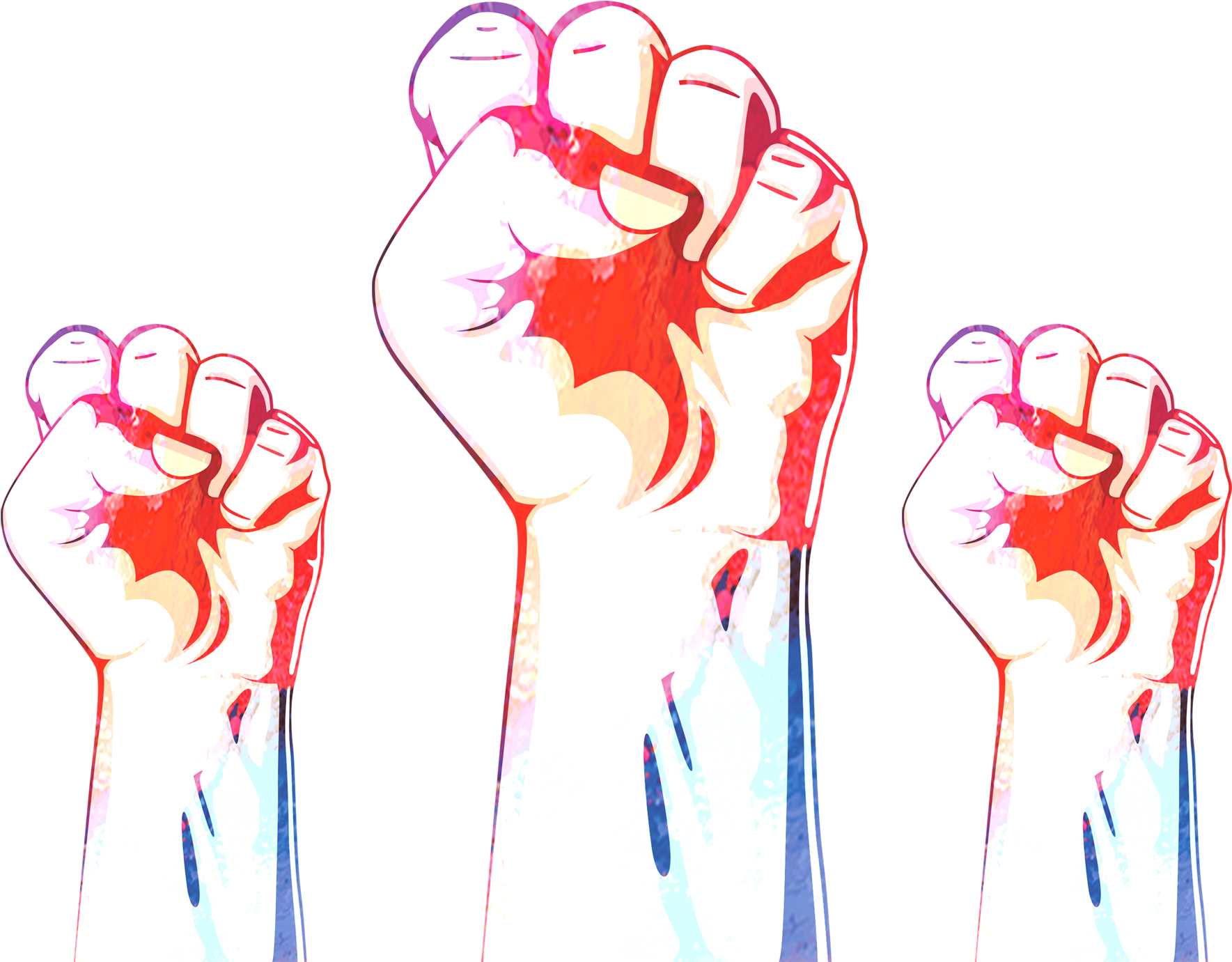 Hand Drawn Cartoon Strongening Decorative - Design (2164x1679), Png Download