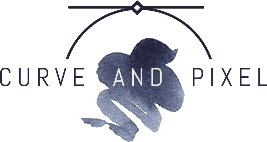 The Curve And Pixel - Pngshape Vector Frame Logo (890x483), Png Download