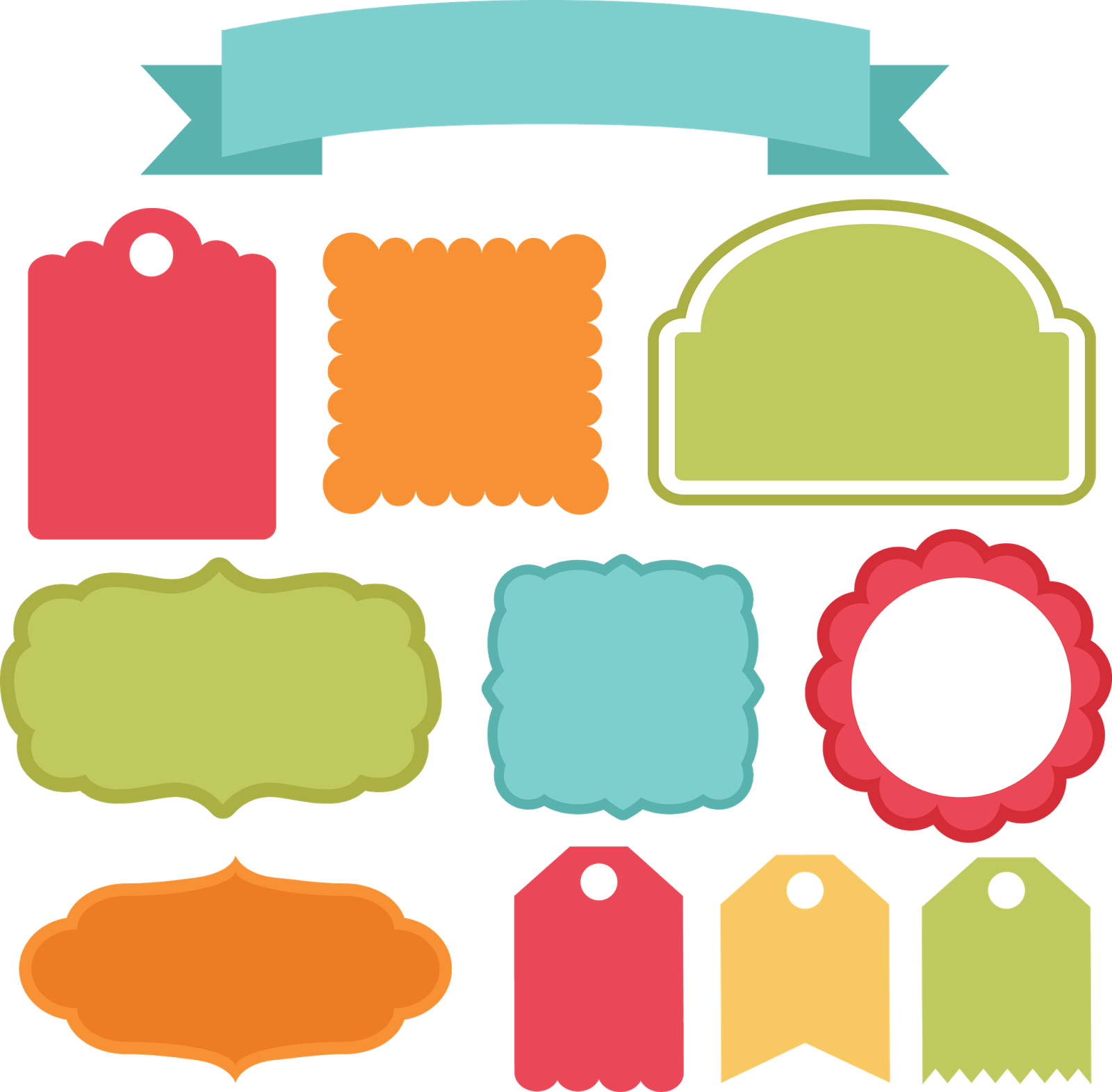 Britt Bass From Pink Paper Crowns Here To Share A Simple - Vector Banners Ribbons Png (1600x1570), Png Download