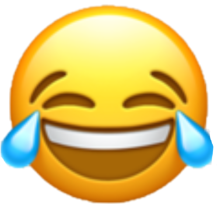 Laughing Iphone - Crying Laughing Emoji Iphone (713x672), Png Download