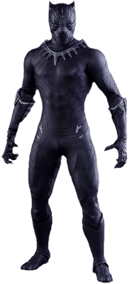 Black Panther - Black Panther - 1:6 Scale Figure (400x400), Png Download