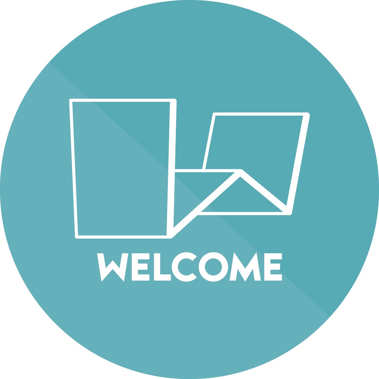 Twitter Logo Transparent Png - Welcome Icon Png Blue (1242x1242), Png Download