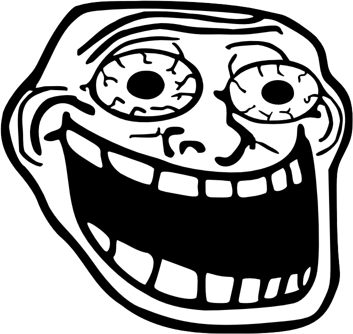 Troll Face Meme (1060x984), Png Download