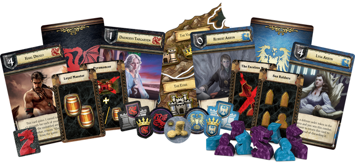 Game Of Thrones Expansion There Be Dragons - Game Of Thrones Board Game Mother Of Dragons (700x320), Png Download
