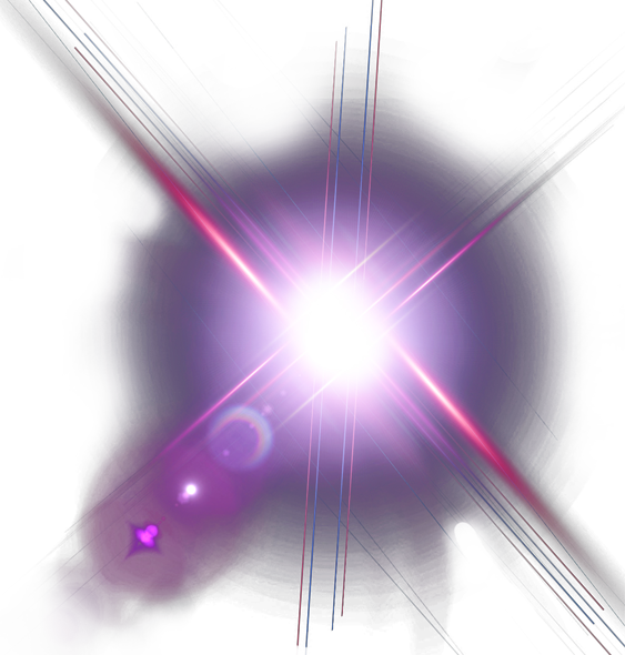 Purple Flare Free Png Image - Purple Light Flare Png (563x590), Png Download