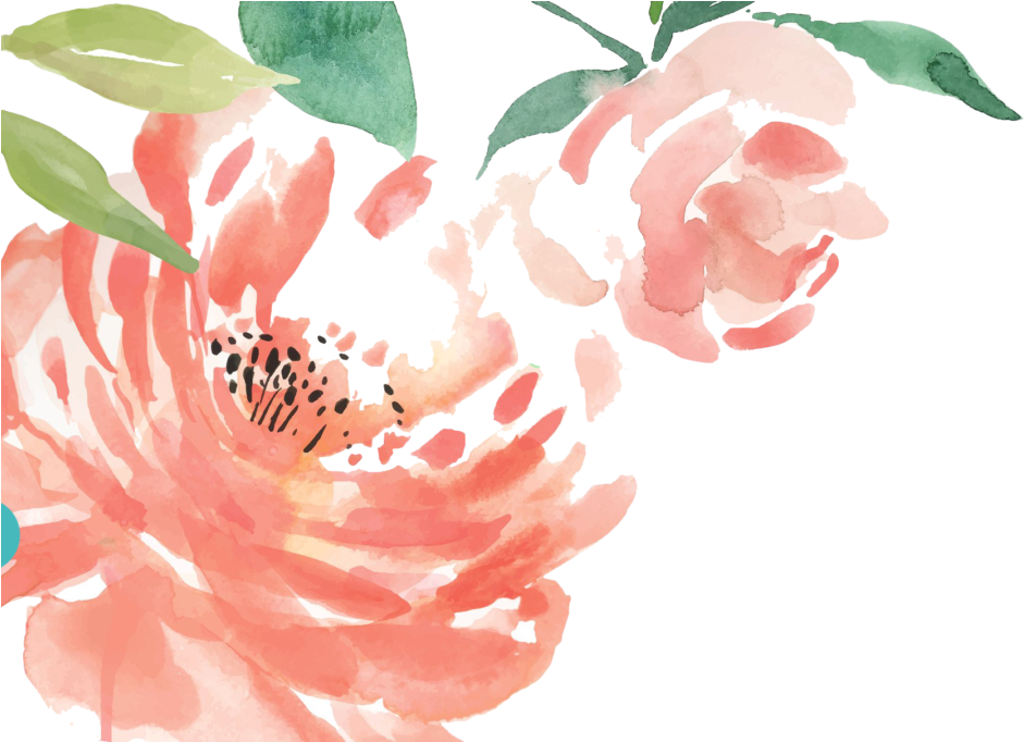 Free Watercolor Flower Wreaths And Frames - Child Dedication Invitation (1024x681), Png Download