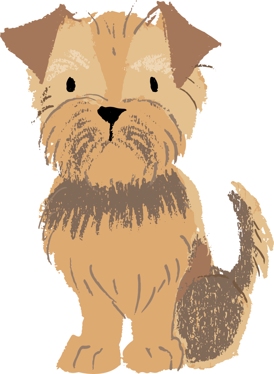This Graphics Is Hand Drawn Yellow Cartoon Dog Vector - Journal Notebook For Dog Lovers Yorkshire Terrier: (916x1252), Png Download