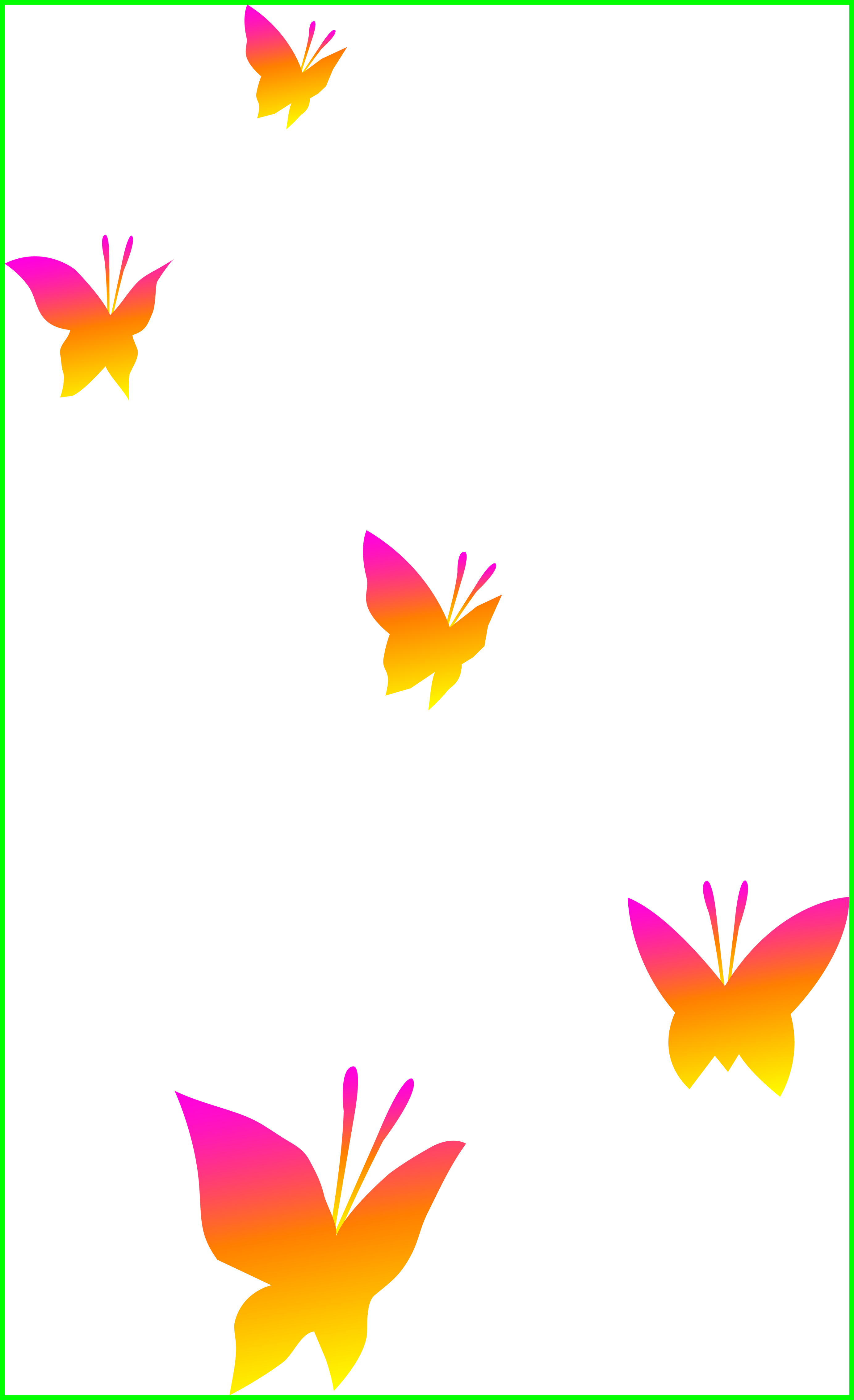 Download Wallpaper - Transparent Background Butterfly Clipart (2766x4530), Png Download