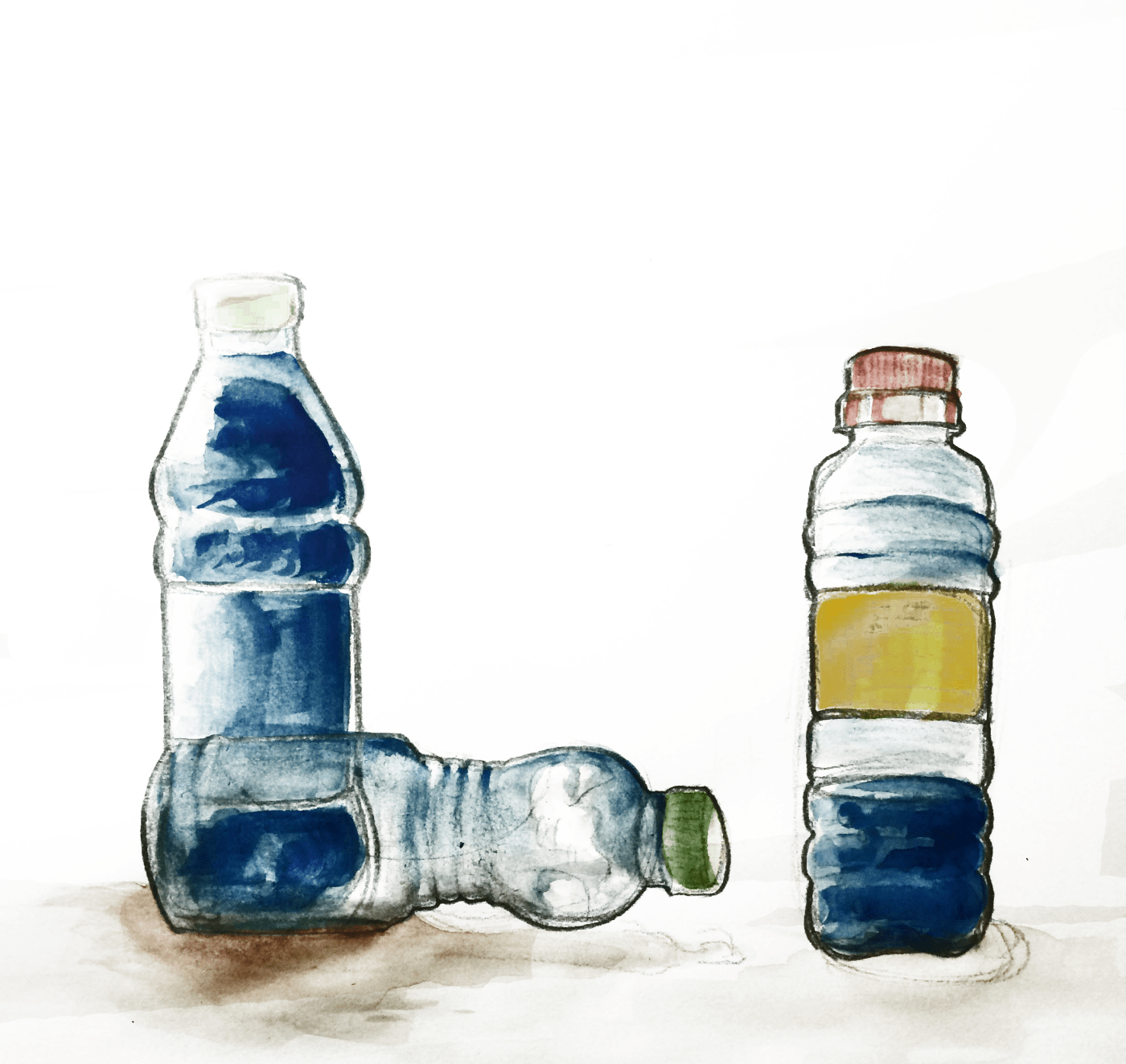 Img - Glass Bottle (1400x1323), Png Download