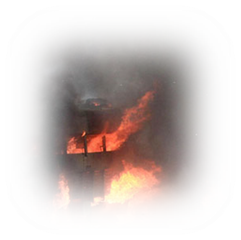 Arson During Riots - Macro Photography (470x467), Png Download