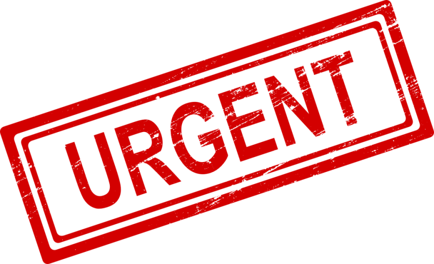 Free Png Urgent Stamp Png Images Transparent - Urgent Stamp Png (850x518), Png Download