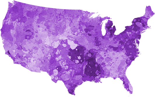 Bleed Area May Not Be Visible - Franklin Roosevelt Electoral Map (600x450), Png Download