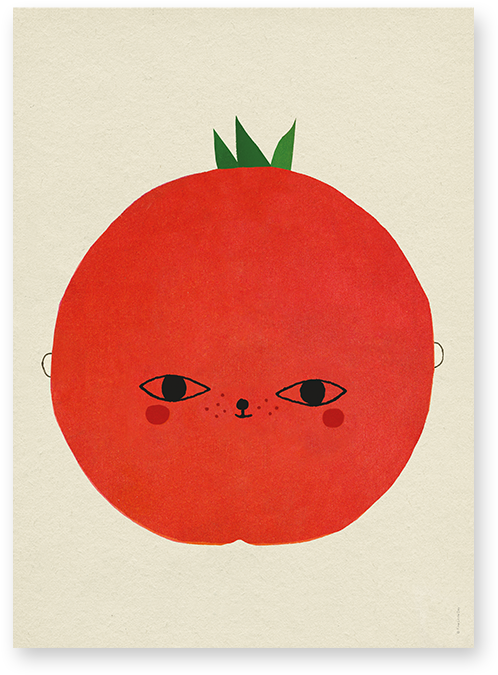 Tomato Poster - Fine Little Day Poster Apple (674x800), Png Download