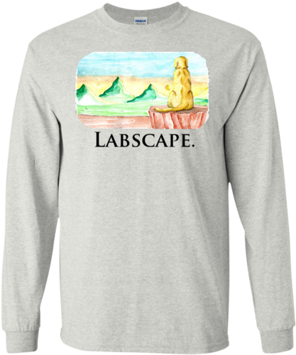 Labscape Watercolor Long Sleeve T-shirt - T-shirt (500x500), Png Download