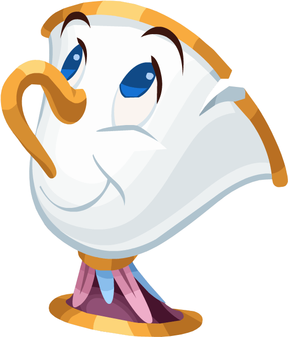 At The Movies Chip Beauty And The Beast Png Full Size Png Download Seekpng