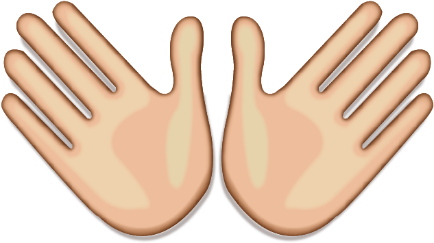 Emoji Mão Png (600x600), Png Download