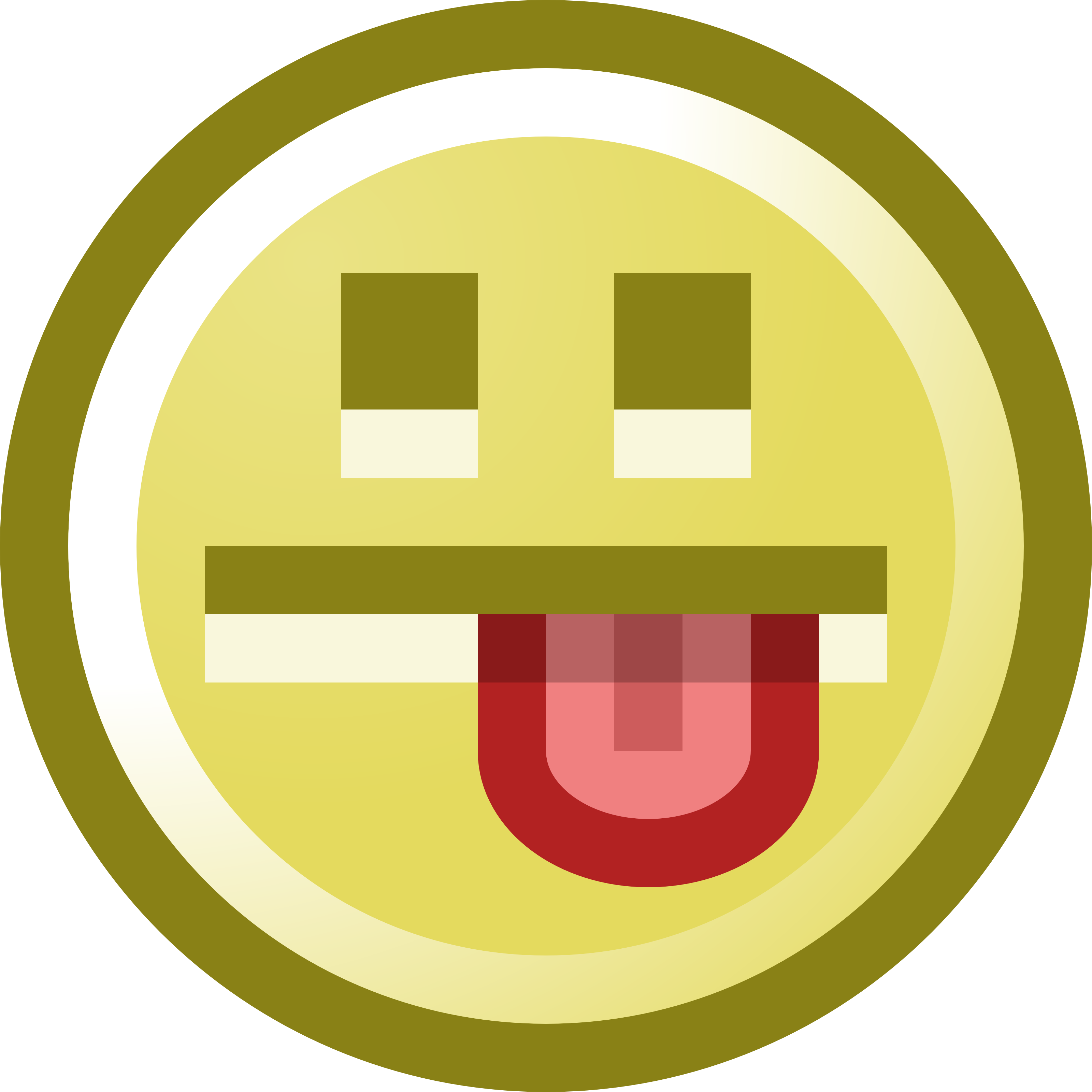 Smiley Face With Mustache And Thumbs Up - Face With Tongue Sticking Out (3200x3200), Png Download