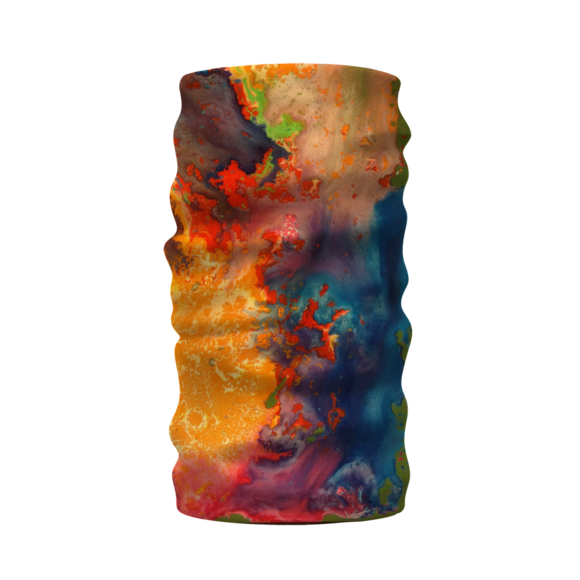 Adriana Mermaid ﻿sublimation Neck Warmer Morf Scarf - Modern Art (580x580), Png Download