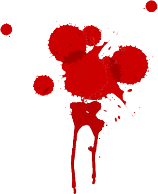 Realistic Dripping Blood Png Dripping Blood Png Blood - Blood Drop Splatter Png (326x400), Png Download