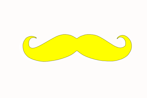 Pictures Of Mustache Clip Art (600x400), Png Download