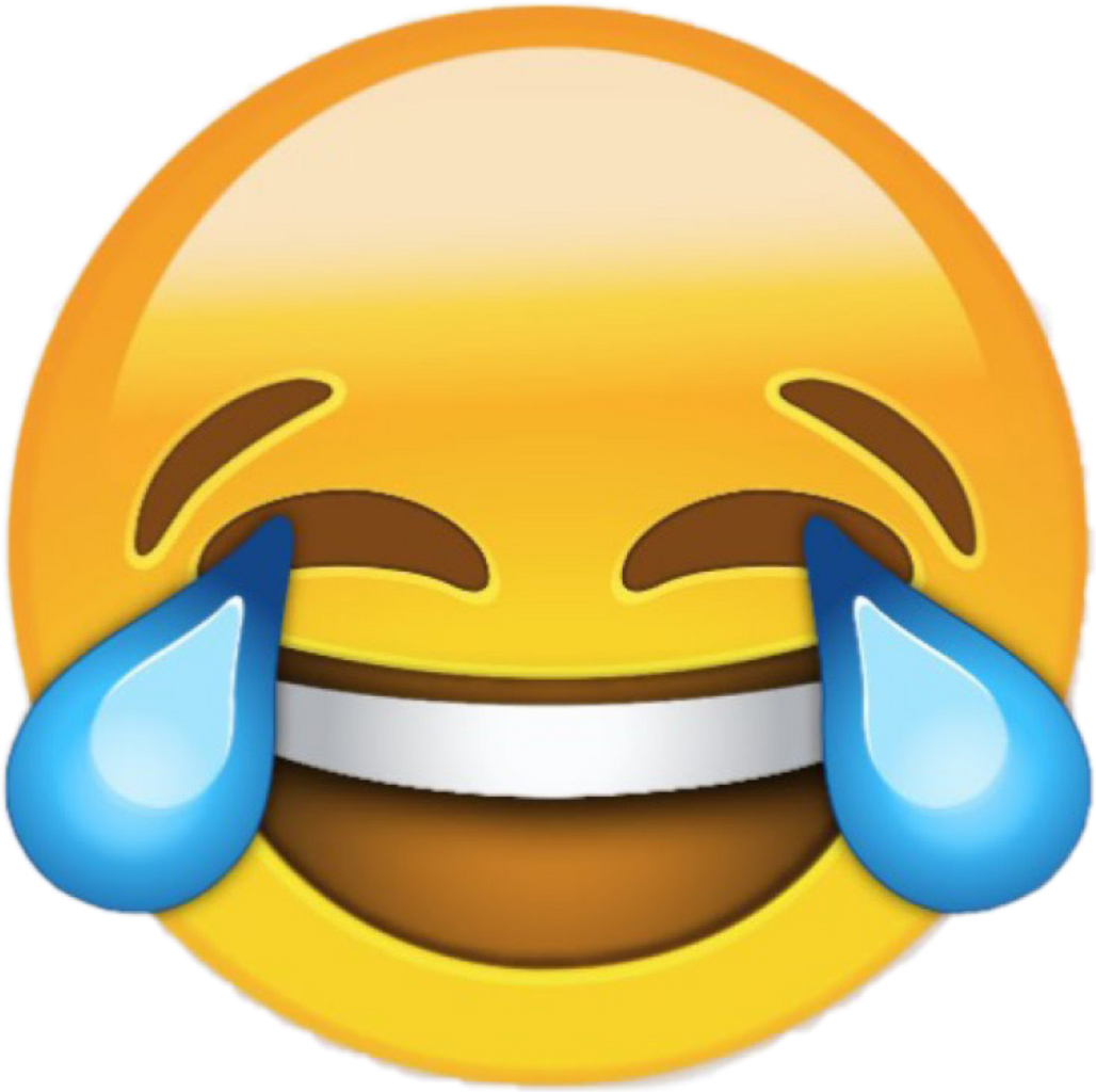 Face With Tears Of - Laughing Crying Emoji Png (1028x1024), Png Download