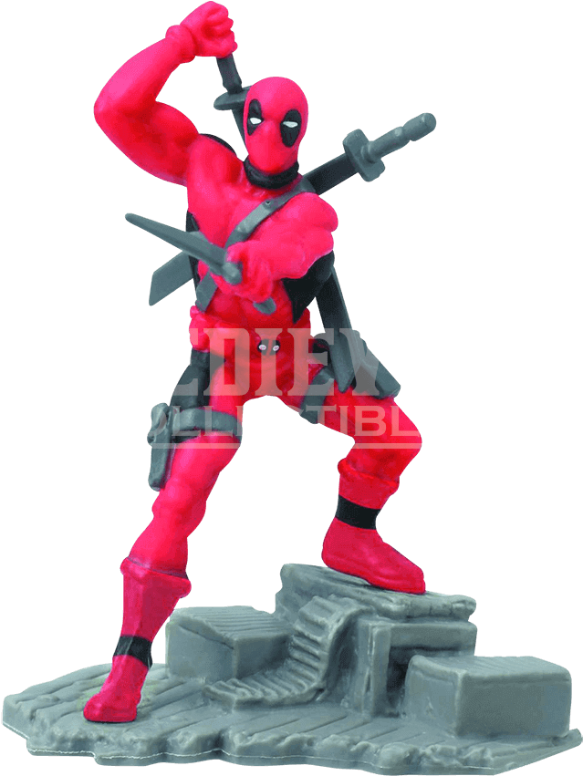 Deadpool Diorama Figure - 2.5 Inch Deadpool Figure (850x850), Png Download