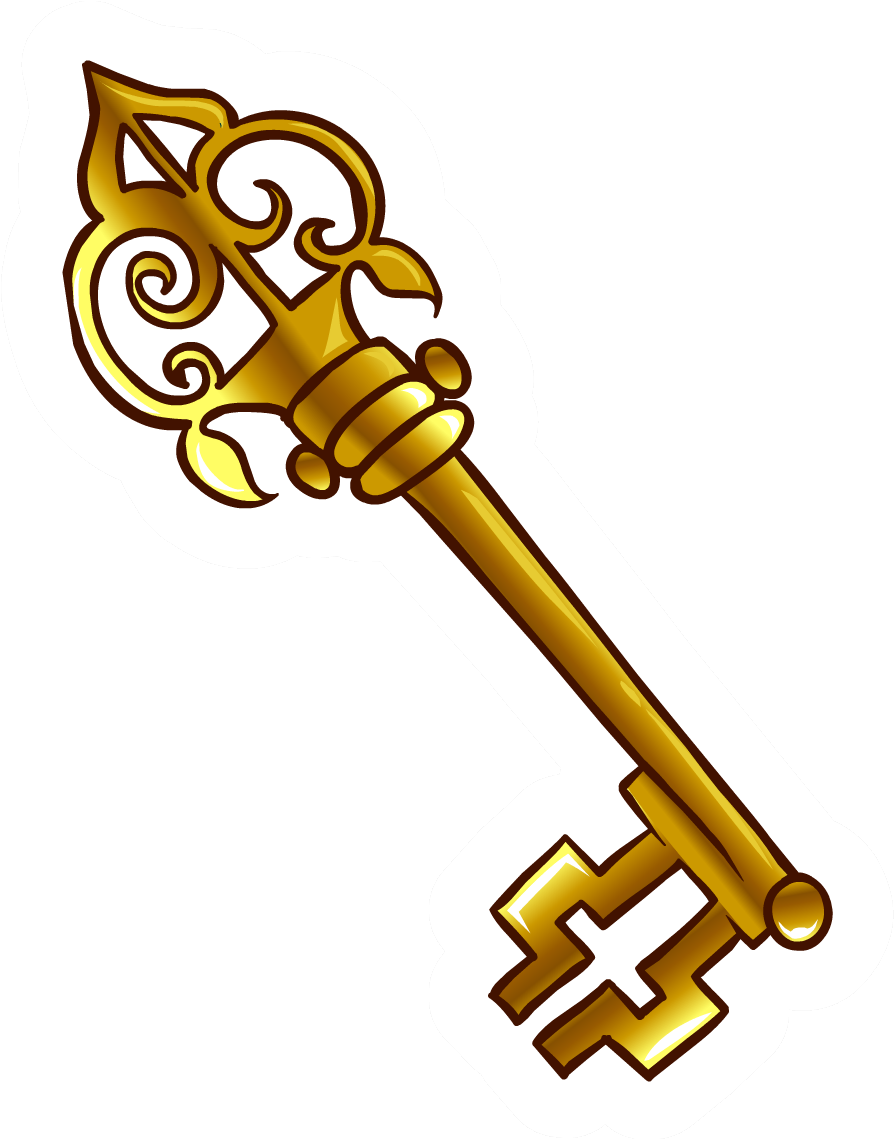 Old Key Pin - Key Clipart Png (1138x1138), Png Download