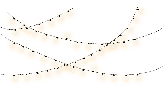 Light Pattern String Transprent - Chain (650x400), Png Download