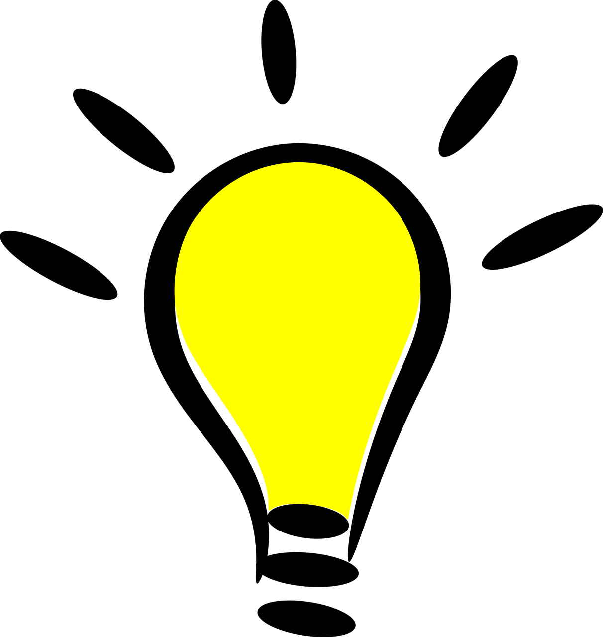 Lightbulb Png - Transparent Background Light Bulb Clip Art (758x800), Png Download