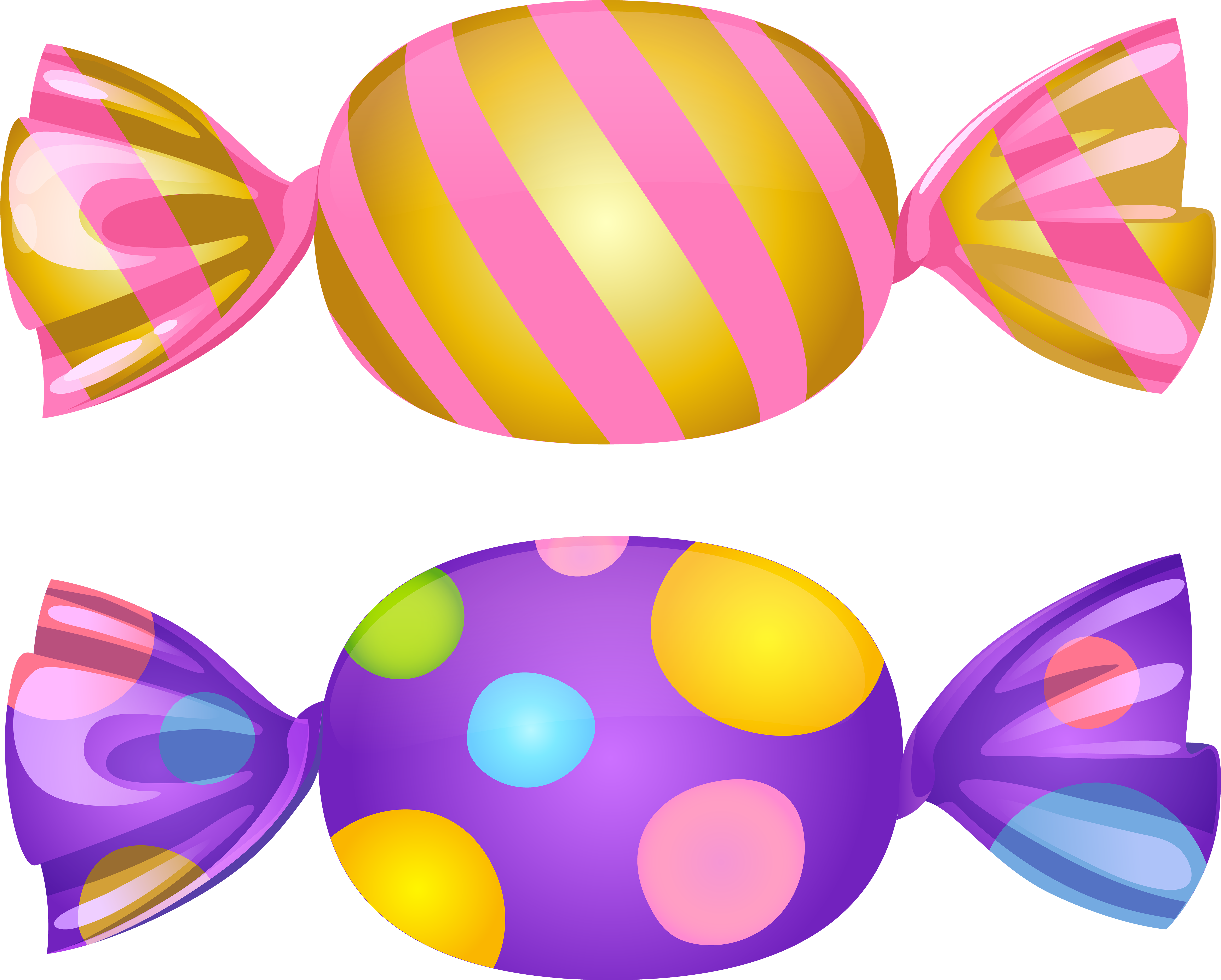 Candies Clip Art (6000x4902), Png Download