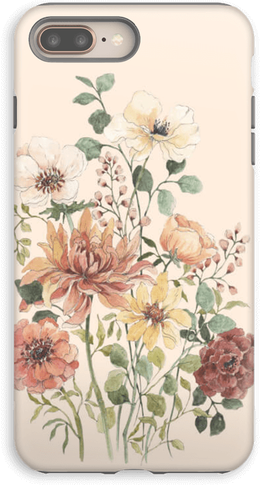 Spring Flowers Case Iphone 8 Plus Tough - Laptop (501x800), Png Download