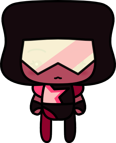 Kawaii Garnet Steven Universe By Amis0129-d6ueqfh - Stevan Universe Garnet Chibi (405x501), Png Download