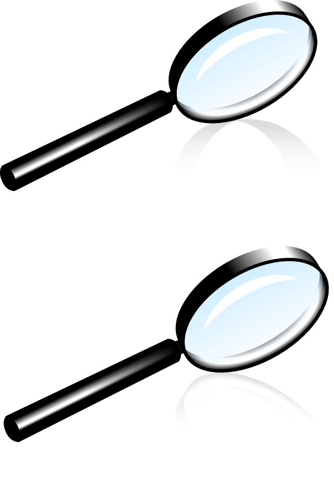 Magnifying Glass (530x800), Png Download