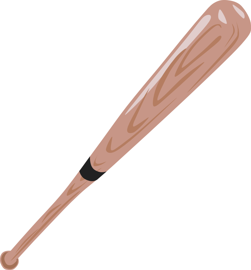 Baseball Bat Clipart Transparent Background - Baseball Bat (744x800), Png Download