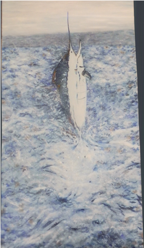 Swordfish, Watercolor Paintings - Watercolor Painting (692x497), Png Download