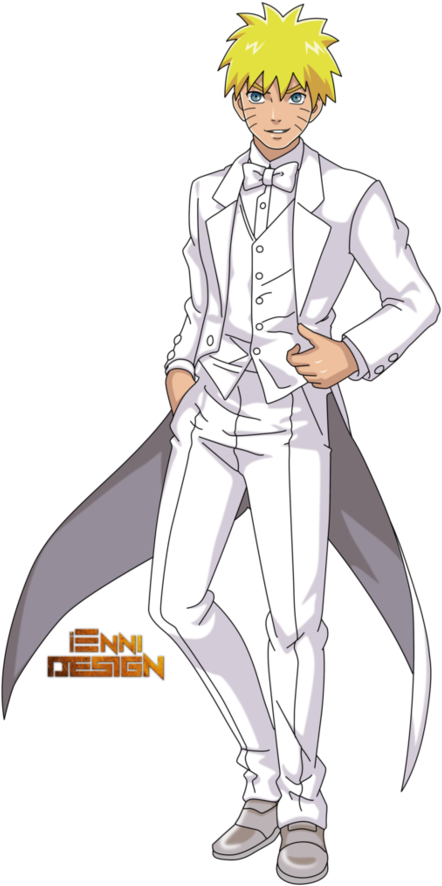 Naruto Png Free Download - Naruto Uzumaki In A Suit (894x894), Png Download
