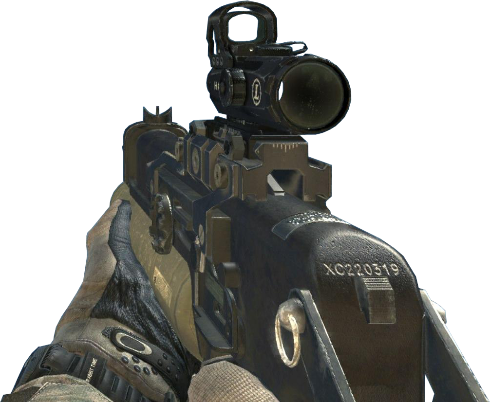 Pp90m1 Hamr Scope Mw3 - Call Of Duty Mw3 Pp90m1 (1006x826), Png Download