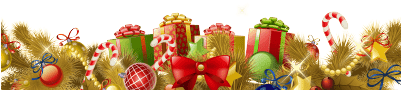 Beautiful Christmas Footer Gifts Balls Gold - Christmas Gifts Png (400x400), Png Download