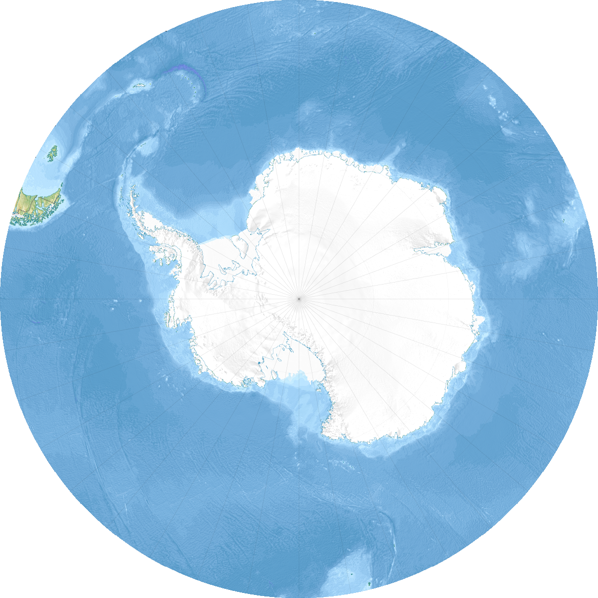 Antarctic Ocean Relief Location Map - Antarctica Vs Alaska (1181x1181), Png Download