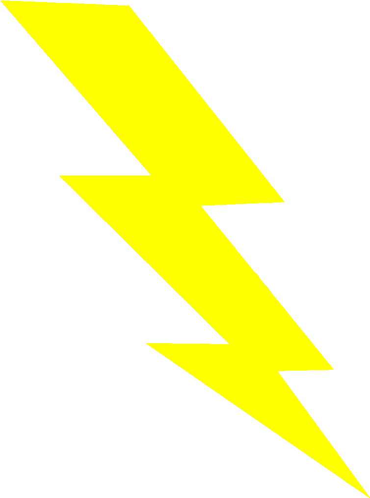 Lightning Bolt Body - Object X File (820x1064), Png Download