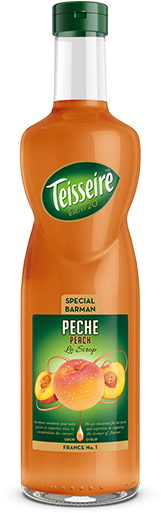 Peach Teis Barman Peach 70cl Png - Teisseire Caramel Coffee Syrup 1 Litre (346x535), Png Download