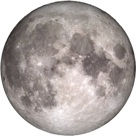 Moon Png (500x500), Png Download