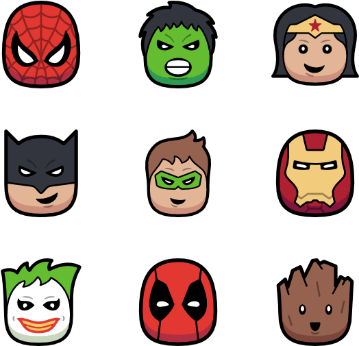 Superheroes - Icon (600x564), Png Download