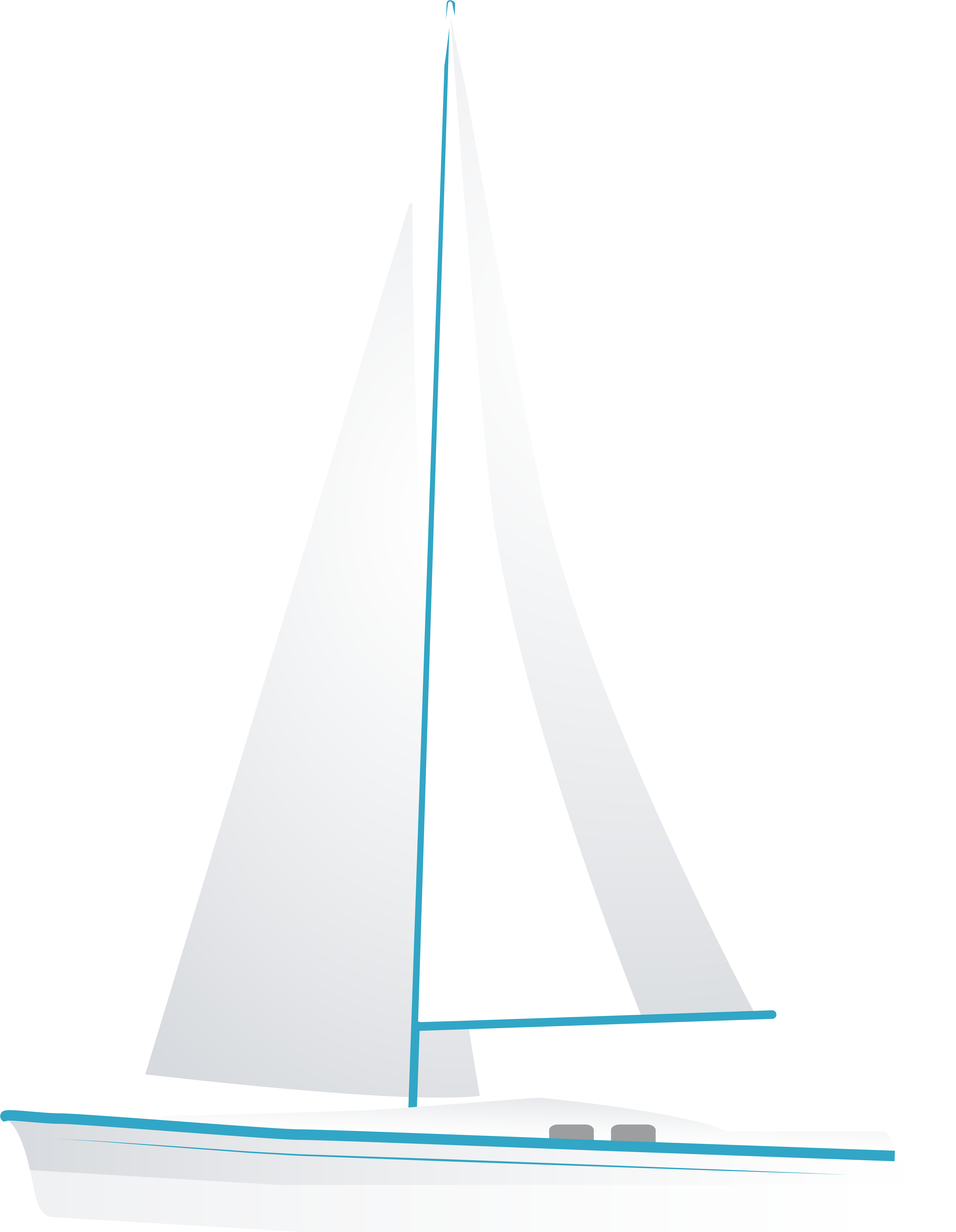White Sailboat Png Clip Art (6209x8000), Png Download
