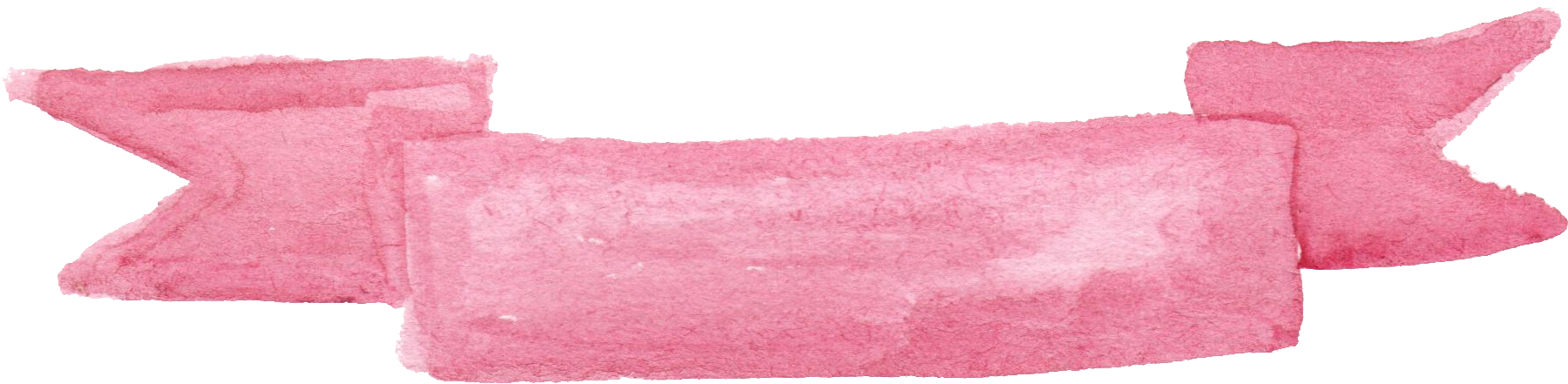 Watercolor Banner Png Black And White Download - Pink Watercolor Banner Png (1800x441), Png Download