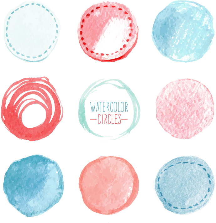 Euclidean Vector Watercolor Painting Circle Download - Free Watercolor Circle Brush Photoshop (800x764), Png Download