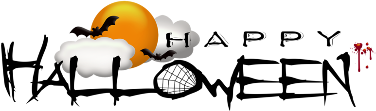 Happy Halloween Png (805x260), Png Download