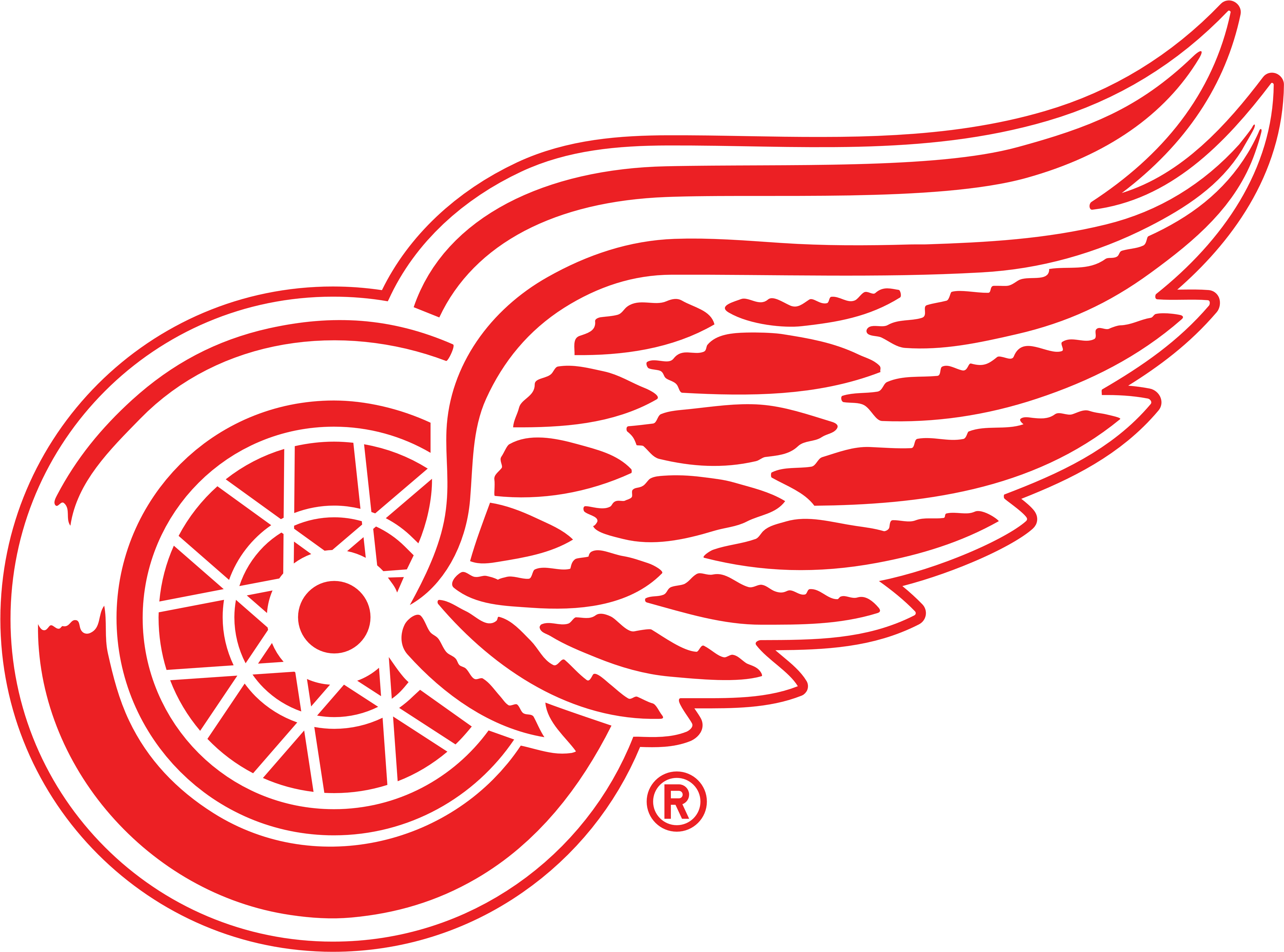 Detroit Red Wings - Detroit Red Wings Logo Png (1280x960), Png Download